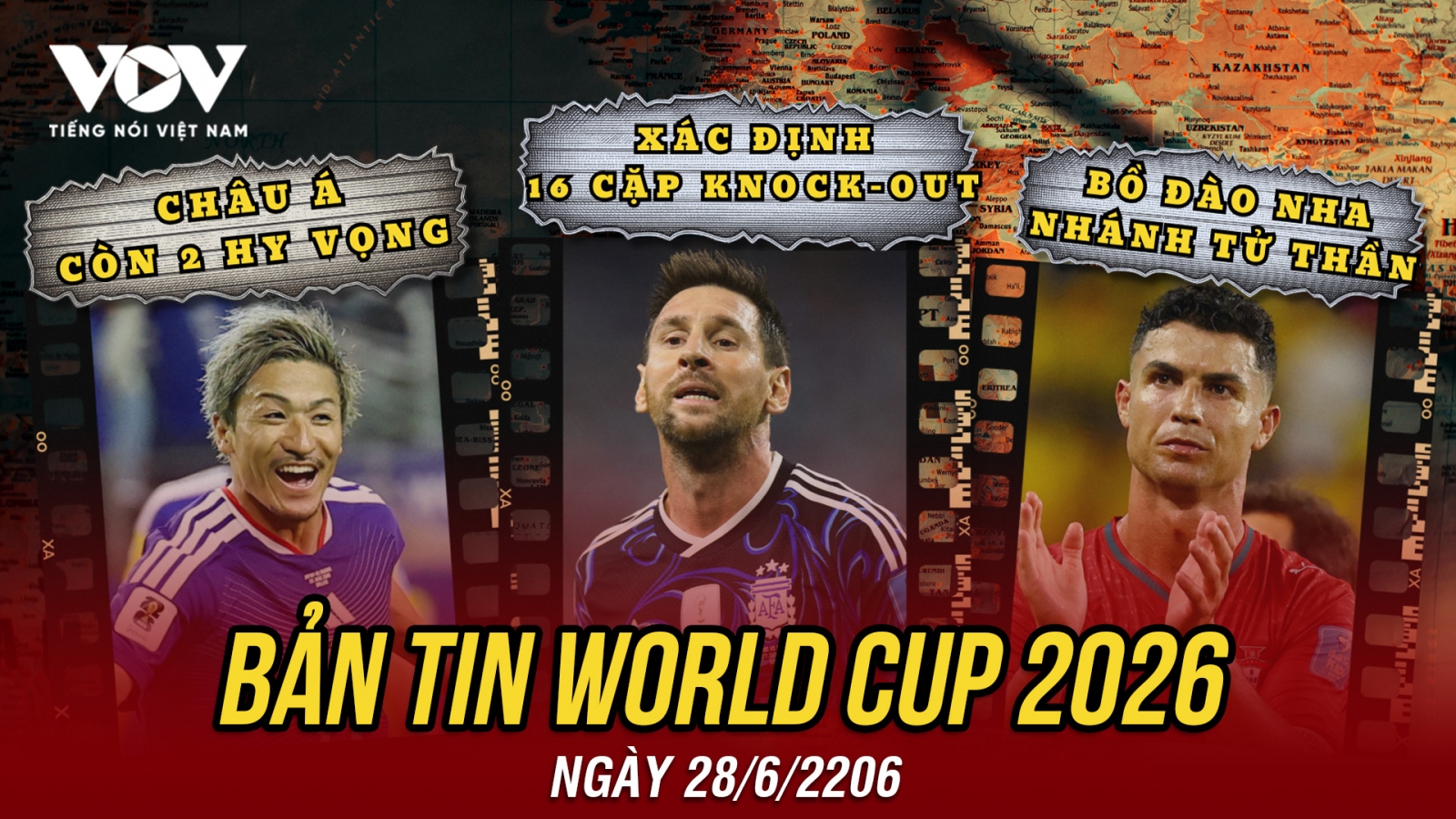 Bản tin World Cup 2026 hôm nay 28-6: Lộ diện 16 cặp knock-out, Bồ Đào Nha gặp khó